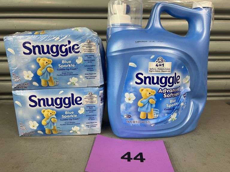 2PC SNUGGLE LOT - DRYER SHEETS & FABRIC SOFTENER
