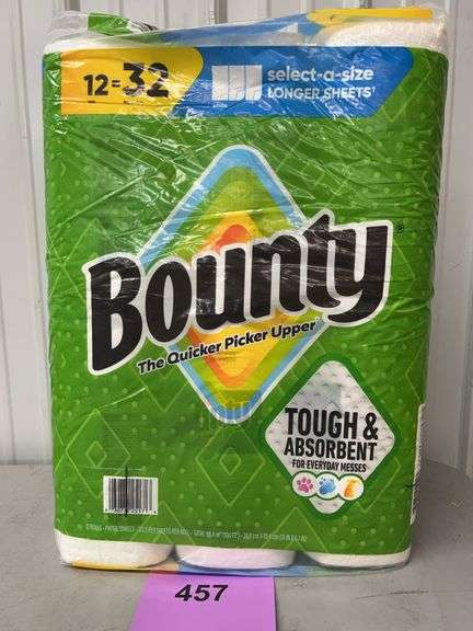 PACK OF BOUNTY SELECT-A-SIZE PAPER TOWELS
