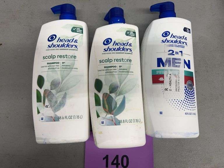 (3) BOTTLES OF HEAD & SHOULDERS
