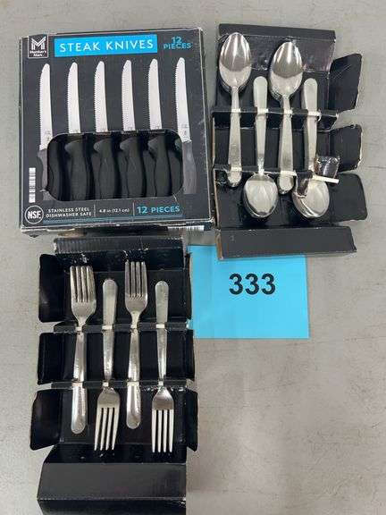 (3) PACKS OF CUTLERY - FORKS, SPOONS, KNIVES
