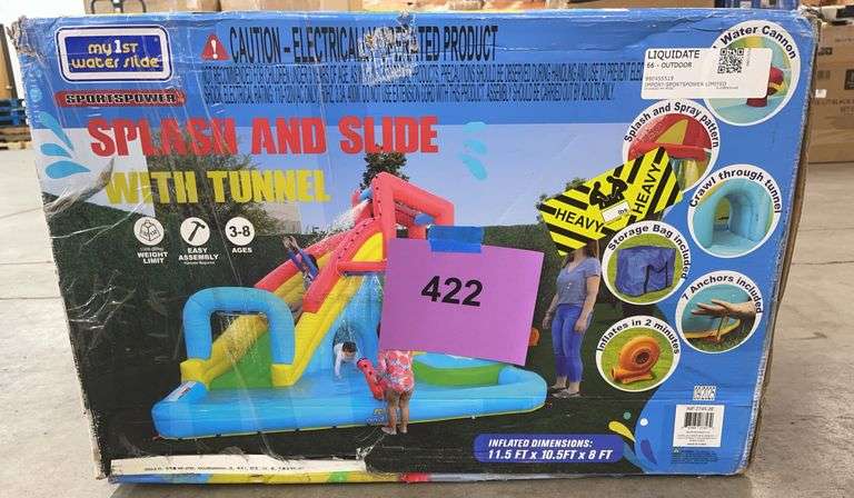 MY 1ST WATER SLIDE SPLASH & SLIDE IN BOX