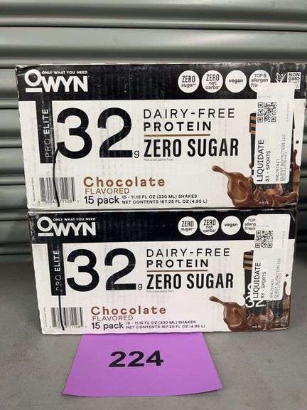 (2) BOXES OF OWYN PRO ELITE PROTEIN SHAKES