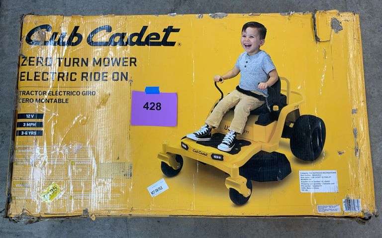 CUB CADET KIDS 12V MOWER RIDE ON IN BOX