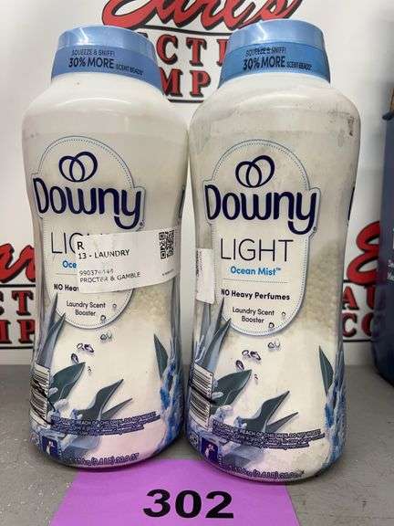(2) DOWNY LIGHT OCEAN MIST LAUNDRY SCENT BOOSTER