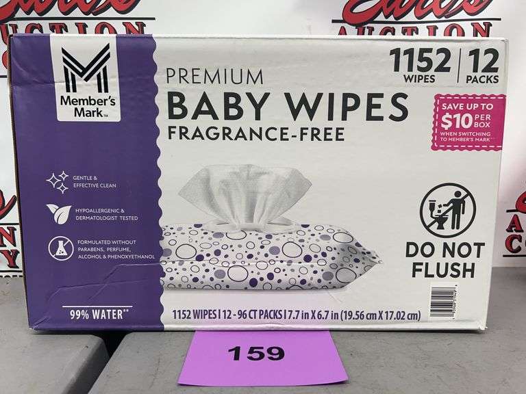 PACK OF BABY WIPES FRAGRANCE FREE