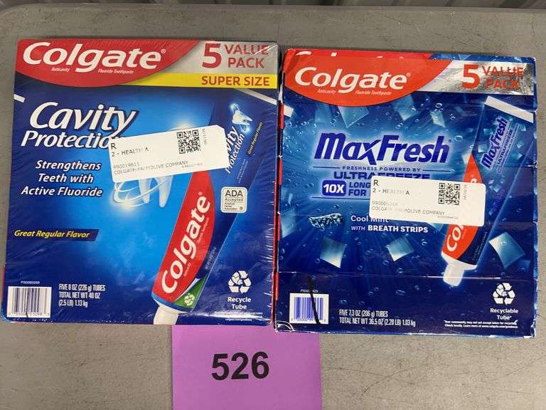 (2) PACKS OF COLGATE TOOTHPASTE