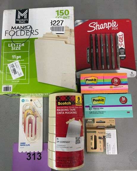 MISC LOT OF OFFICE SUPPLIES - SEE PHOTOS