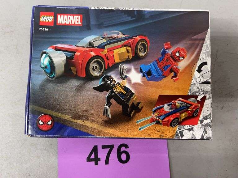 LEGO MARVEL SPIDER-MAN RACE CAR SET IN BOX