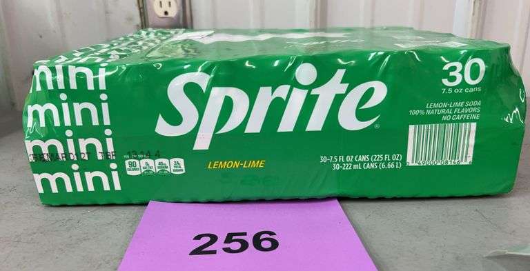 PACK OF SPRITE MINI LEMON-LIME SODA.
