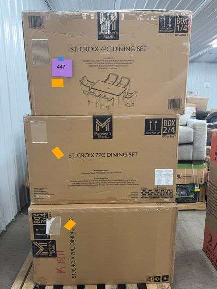 (6) ST CROIX PATIO DINING CHAIRS IN BOXES