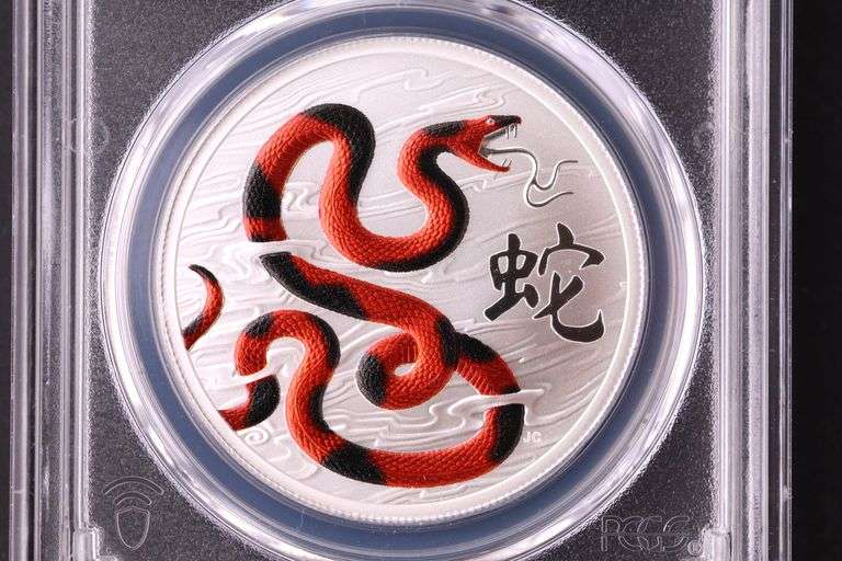 2025 Ascension Island Year of the Snake 1oz Silver .999