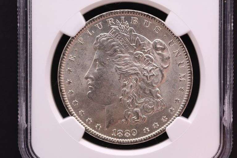 1889 USA Moragn Dollar NGC Certified MS61