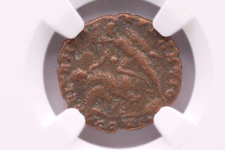337-361 AD Roman Empire Half Centenionalis Constantius II NGC Certified VF