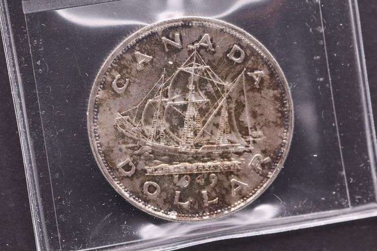 1949 Canada Silver Dollar ICCS Certified MS64