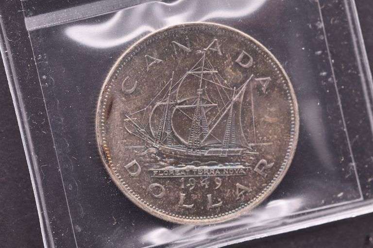 1949 Canada Silver Dollar ICCS Certified MS64