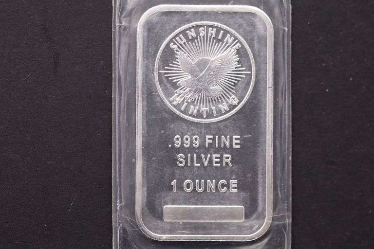 Sunshine Mint 1 oz .999 Silver Bar - Sealed