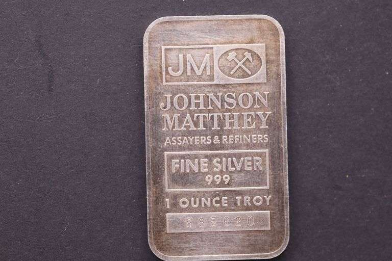Johnston Mathey 1 oz .999 Silver Bar
