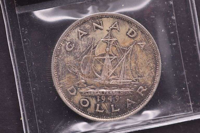 1949 Canada Silver Dollar ICCS Certified MS64
