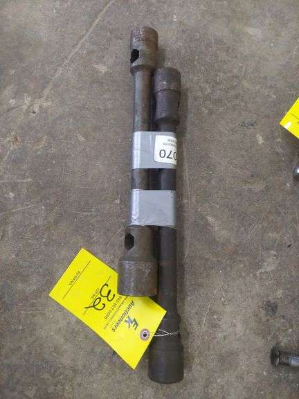 (2) VINTAGE LUG WRENCHES