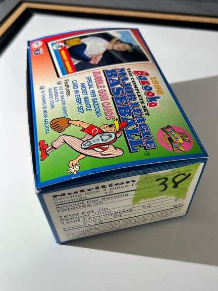1996 BAZOOKA MAJOR LEAGUE BASEBALL BUBBLE GUM CARDS