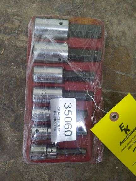 MATCO SET OF 1/2" DRIVE HEX BITS 5/16"-3/4"