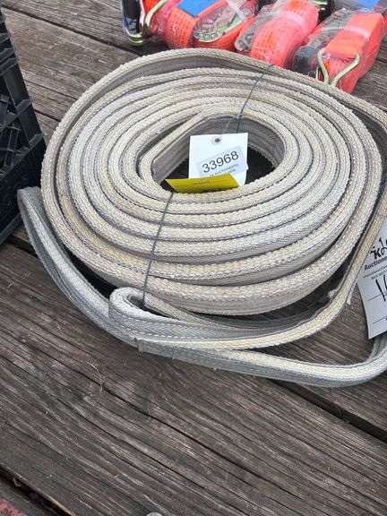 (2) USED NYLON LIFTING SLINGs
