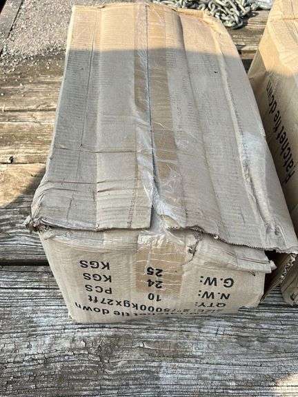 (10) UNUSED 2"X27' RATCHET STRAPS