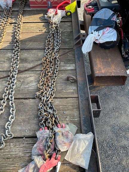 (2) 5/16 5' USED CHAIN SLING