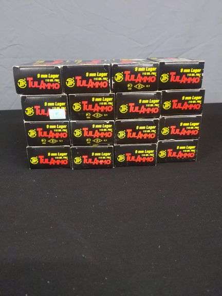800 ROUNDS TUL AMMO 9MM 115 GRAIN