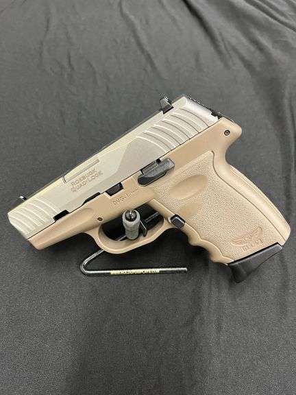 UNUSED SCCY MODEL DVG-1TTDE 9MM SEMI-AUTOMATIC PISTOL