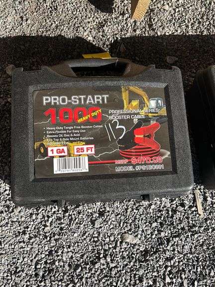 UNUSED PRO START 1000 HD BOOSTER CABLES