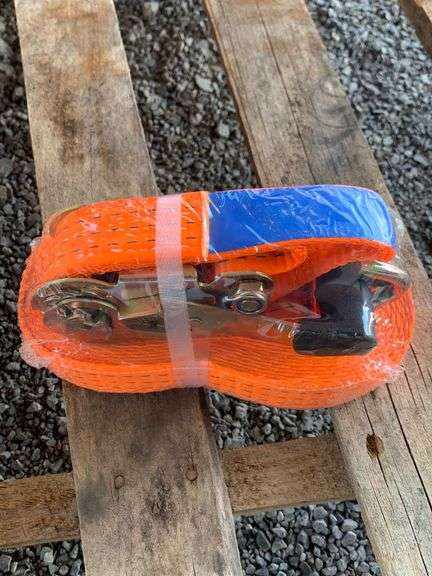 QTY. (10)  1.5"X27' RATCHET STRAPS
