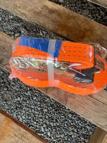 QTY. (10)  1.5"X27' RATCHET STRAPS