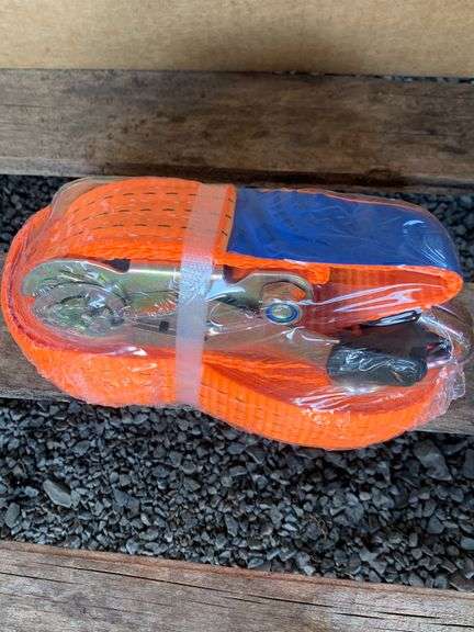 QTY. (10)  1.5"X27' RATCHET STRAPS