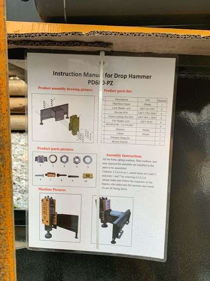 UNUSED AGROTK680 QUICK ATTACH DROP HAMMER