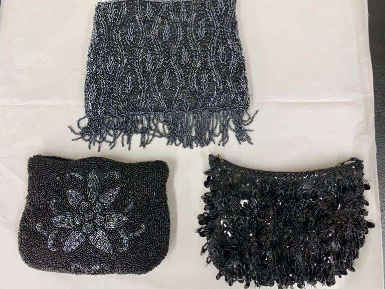 (3) SEQUIN EVENING BAGS