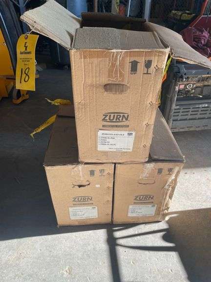 QTY (3) ZURN COMMERCIAL FIXTURES