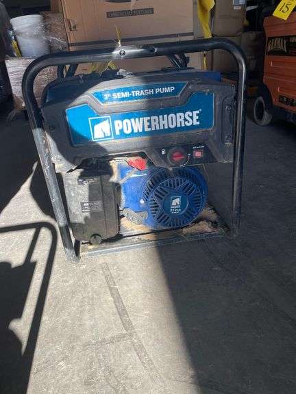POWERHORSE 3" SEMI TRASH GAS PUMP 212CC