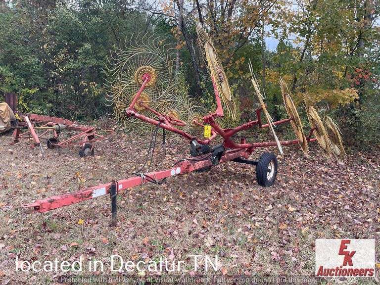 AGC 10 WHEEL HAY RAKE