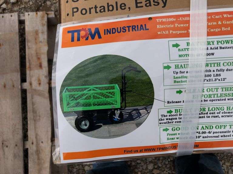 UNUSED ELECTRIC MINI DUMPER CART