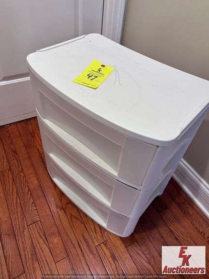 STERILITE 3DRAWER PLATIC CART