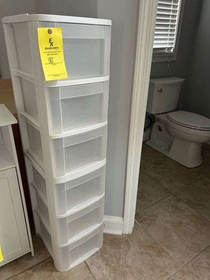 STERILITE 6DRAWER PLASTIC STORAGE TOWER