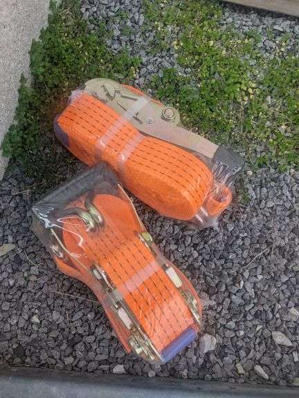 NIB (10) 2"X 27' RATCHET STRAPS