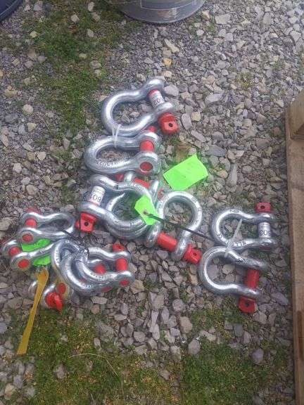QTY (13) SHACKLES
