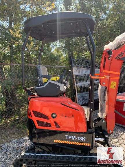 UNUSED TPM 18K MINI EXCAVATOR