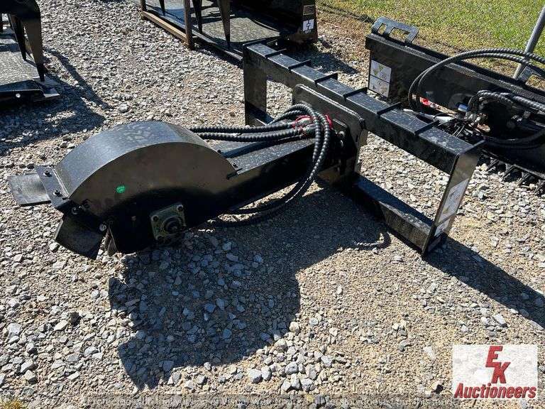 UNUSED SKID STEER QUICK ATTACH STUMP GRINDER