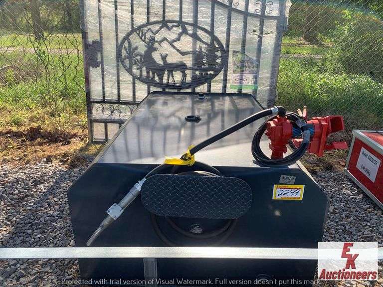 UNUSED 300GAL FUEL TANK WITH HANDPUMP