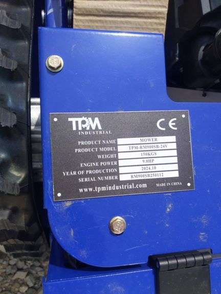 UNUSED TPM RM900SB 24V REMOTE CONTROL MOWER