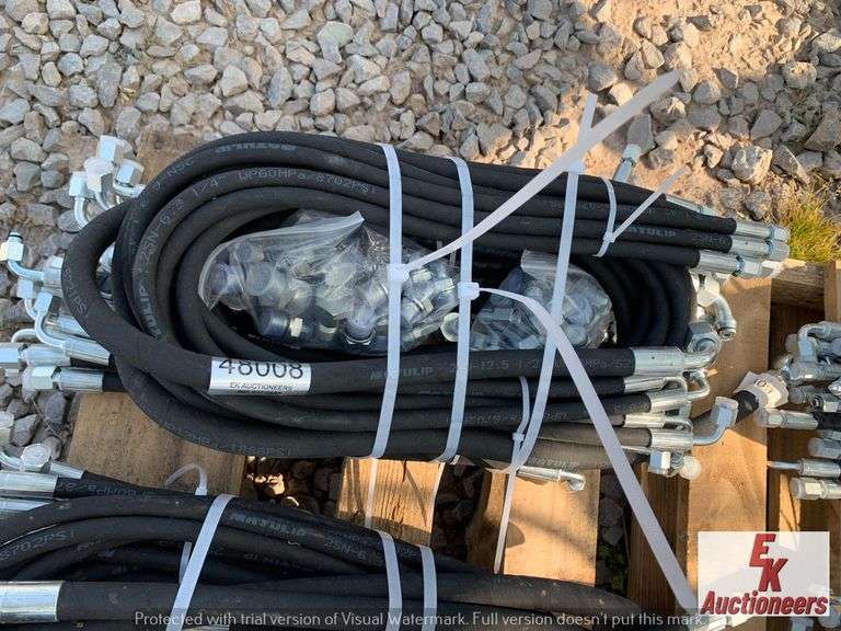 UNUSED MISC HYDRAULIC HOSES