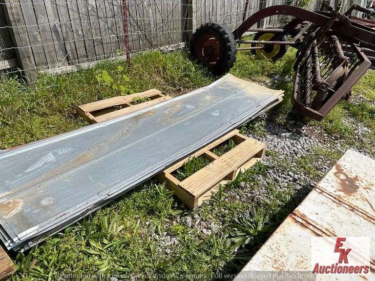 PALLET OF 28"X8' TIN